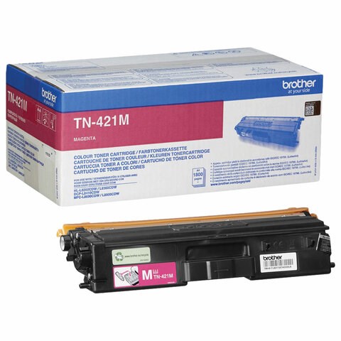Картридж лазерный BROTHER (TN421M) HLL8260CDW/DCPL8410CDW/MFCL8690CDW, пурпурный, оригинальный, ресурс 1800 страниц 363562 - фото 333086