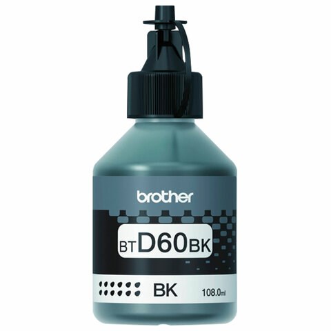 Чернила BROTHER (BTD60BK) для СНПЧ DCP-T310/T510W/T710W, черные, оригинальные, ресурс 6500 страниц 363568 - фото 333092