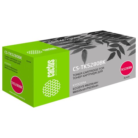 Картридж лазерный CACTUS (CS-TK5280BK) для Kyocera P6235cdn/M6235cidn/M6635cidn, черный, ресурс 13000 страниц 363708