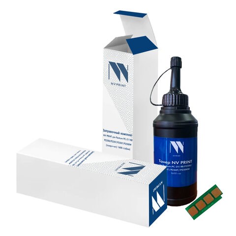 Заправочный комплект NV PRINT (NV- PC-211) для Pantum P2200/P2207/P2507/P2500W (тонер+чип) 1600 страниц, NV- PC-211/box 363760 - фото 333246