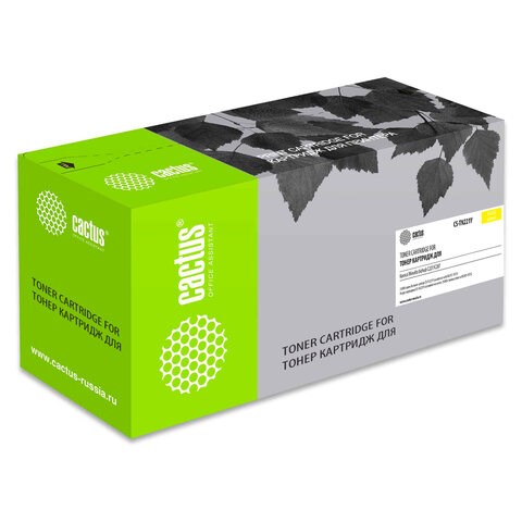 Картридж лазерный CACTUS (CS-TN221Y) для Konica Minolta bizhub C227/C287, желтый, ресурс 21000 страниц 363822