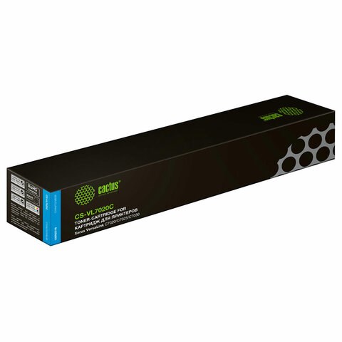 Картридж лазерный CACTUS (CS-VL7020C) для Xerox VersaLink C7020/C7025/C7030, голубой, ресурс 16500 стр. 364141