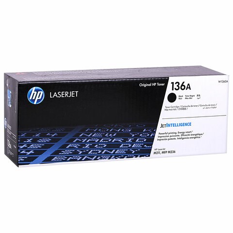 Картридж лазерный HP (W1360A) LaserJet M211dw/M236dw/M236sdn, №136A, ресурс 1150 стр., оригинальный 364296 - фото 333638