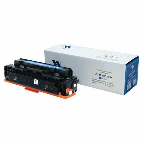 Картридж лазерный NV PRINT (NV-W2031X) для HP Color LaserJet M454dn/M454dw, голубой, ресурс 6000 страниц 364354