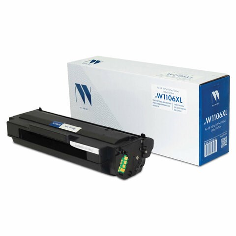 Картридж лазерный NV PRINT (NV-W1106XL) для HP Laser 135a/135w/107w/107a/137fnw, ресурс 5000 страниц 364378 - фото 333711