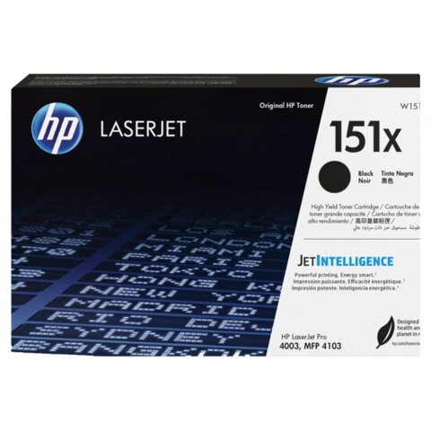 Картридж лазерный HP (W1510X) LaserJet Pro 4003n/dn/dw/4103dw/fdn/fdw, № 151X, оригинальный, ресурс 9700 страниц 364390