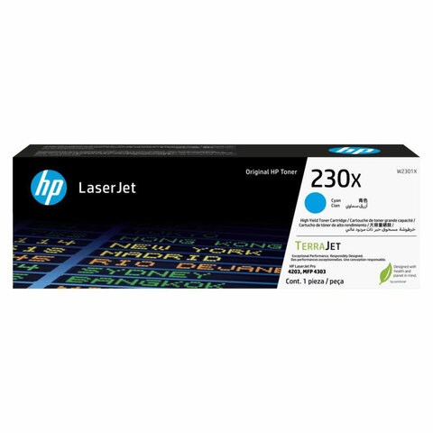 Картридж лазерный HP (W2301X) для Color LaserJet Pro 4303/4203, голубой, ресурс 5500 стр, оригинальный 364546 - фото 333767