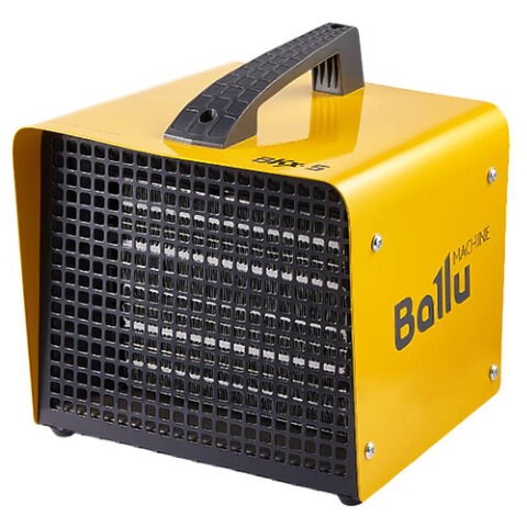 Тепловая пушка электрическая BALLU BKX-5, 3000 Вт, 220 B, терморегулятор, прямоугольная, желтая, НС-1031315 452203 - фото 334514