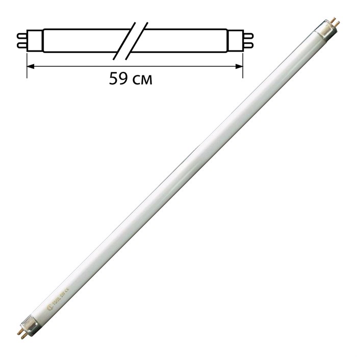 Лампа люминесцентная OSRAM L18/640, 18 Вт, цоколь G13, в виде трубки, длина 59 см, хол. белый свет 450326 - фото 334848