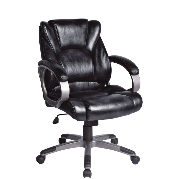 Кресло офисное BRABIX "Eldorado EX-504", экокожа, черное, 530874 530874 - фото 335010