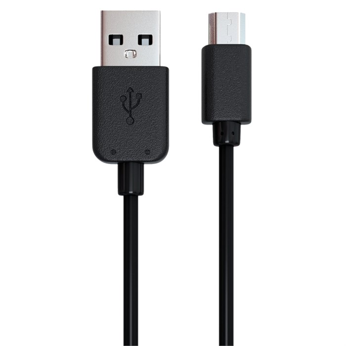 Кабель USB – micro USB 2.0, 1 м, RED LINE, для подключения портативных устройств и периферии, черный 512608 - фото 335404