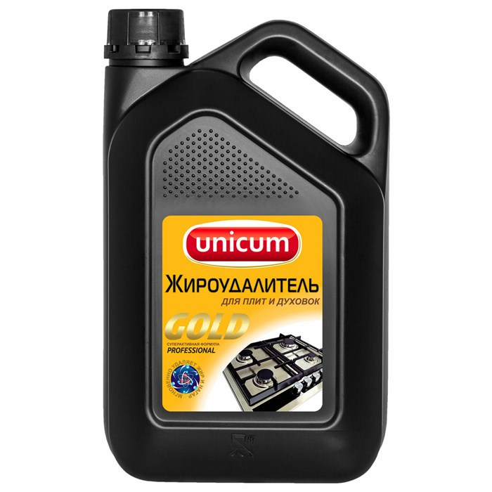Средство для чистки плит, духовок, грилей от жира/нагара 3 л, UNICUM "Gold Professional" 604904 - фото 335441