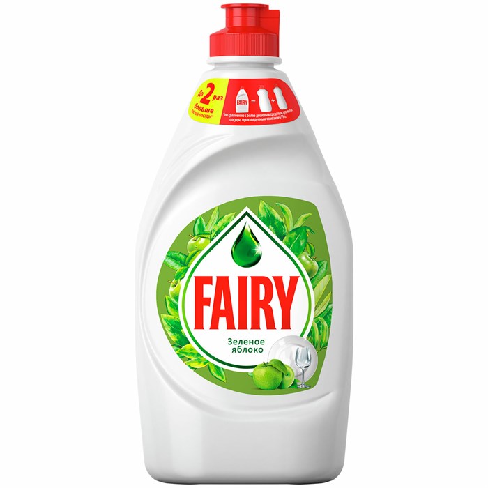Средство для мытья посуды 400 мл, FAIRY (Фейри) "Зеленое яблоко" 700873 - фото 338105
