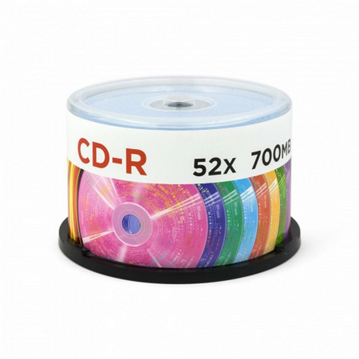 Диски CD-R MIREX Random Color, 700 Мб, 48x, Cake Box (упаковка на шпиле), КОМПЛЕКТ 50 шт., цветные, UL120009A8B 514026 - фото 339780