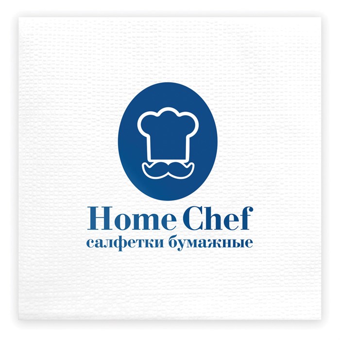 Салфетки бумажные 90 шт., 23х23,5 см, HOME CHEF, белые 117708 - фото 340255