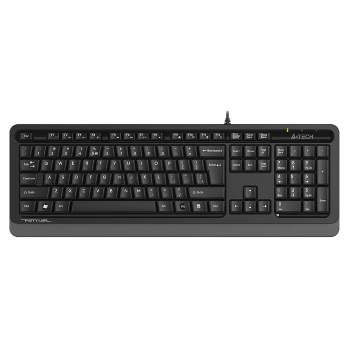 Клавиатура проводная A4TECH Fstyler FKS10, USB, 104 кнопки, черная, 1530187 514288 - фото 341549