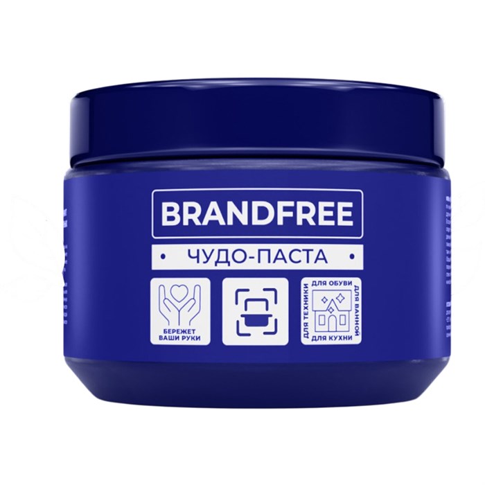 Чистящая паста для уборки 500 г BRANDFREE, пятновыводитель для твёрдых поверхностей 701932 - фото 341940