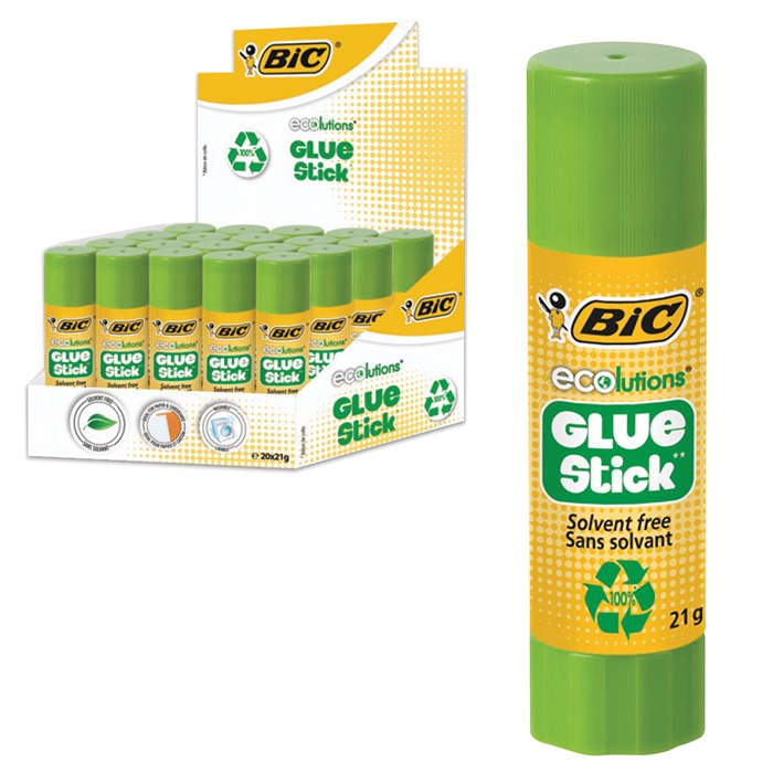 Клей-карандаш BIC "ECOlutions", 21 г, 8923452 225023 - фото 343287