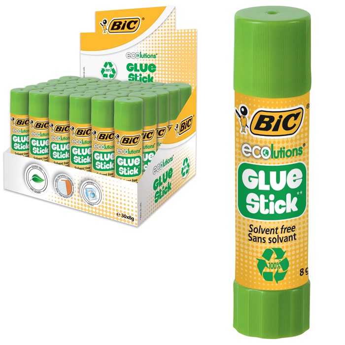 Клей-карандаш BIC "ECOlutions", 8 г, 8923442 225024 - фото 343289