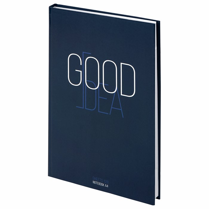 Блокнот БОЛЬШОЙ ФОРМАТ (205х290 мм) А4, 128 л., твердый, клетка, STAFF, "Good Idea", 114406 114406 - фото 350246