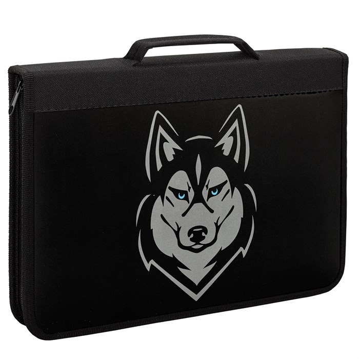 Папка на молнии BRAUBERG А4 с ручкой, с органайзером, 1 отделение, "Husky", 271450 271450 - фото 351010