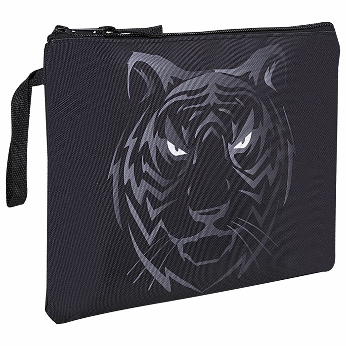 Папка для тетрадей BRAUBERG А5, 1 отделение, полиэстер, на молнии, с ручкой, "Tiger", 271500 271500 - фото 351494