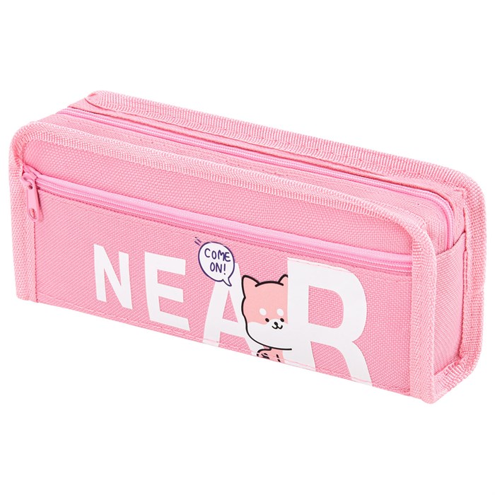 Пенал ЮНЛАНДИЯ ЮНИОР, 2 отделения, полиэстер, "Near you", 21х8х6 см, 273811 273811 - фото 360827