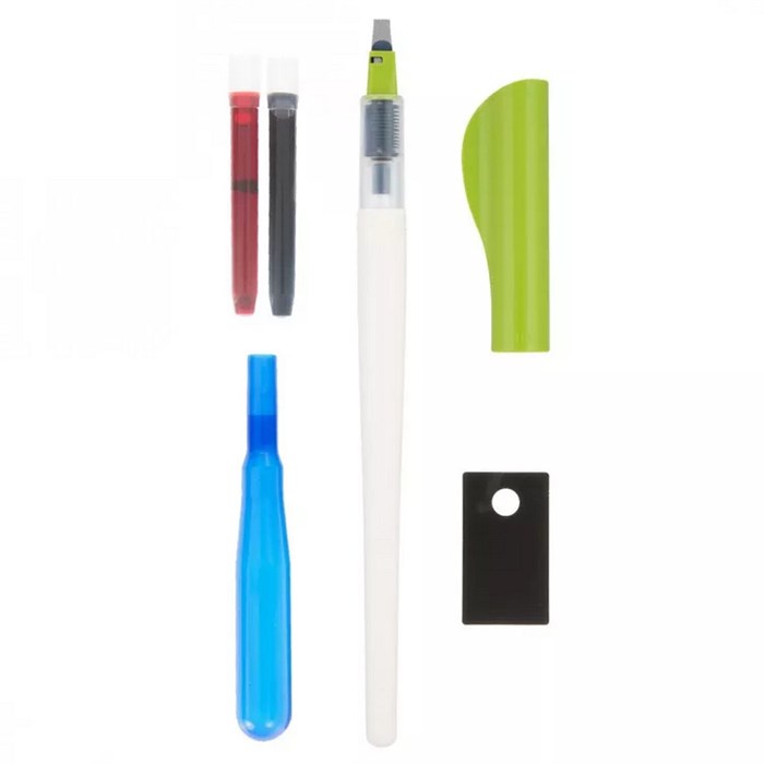 Ручка перьевая для каллиграфии PILOT Parallel Pen, перо 3,8 мм, 2 картриджа, блистер, FP3-38N-SS 144709 - фото 372170