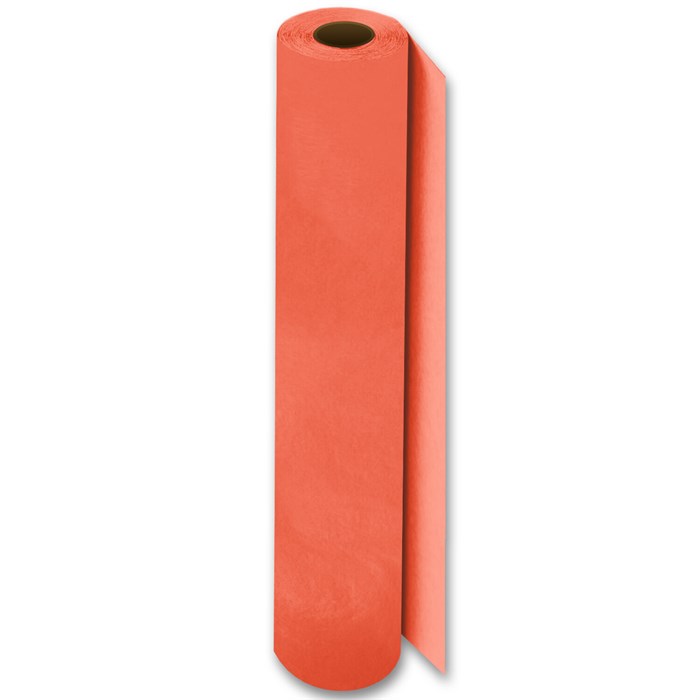 Цветная бумага ТИШЬЮ 17 г/м2, 50 см х 60 м, в рулоне со втулкой, коралловая, ЗОЛОТАЯ СКАЗКА, 116503 116503