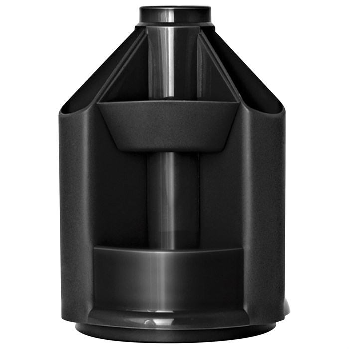 Подставка-органайзер "Mini Desk", вращающаяся, 107х107х140 мм, 10 отделений, черная, ОР70 235815