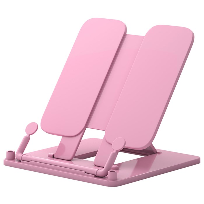 Подставка для книг и учебников ERICH KRAUSE "Pastel", пластиковая, розовая, 53532 239009