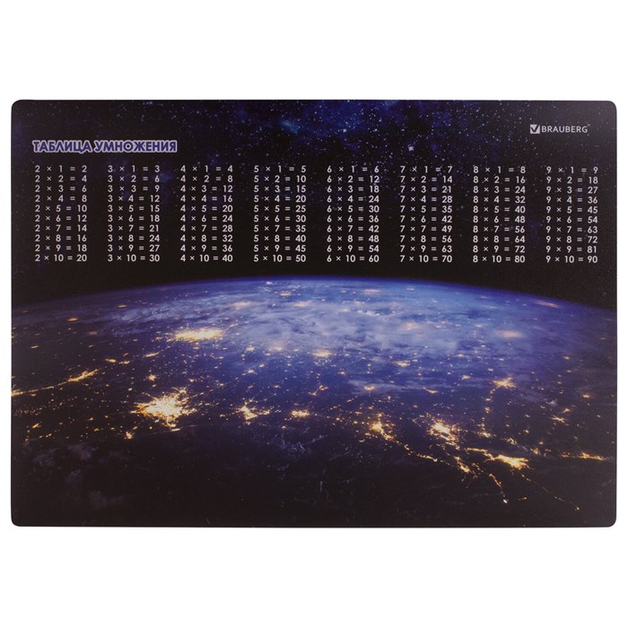 Настольное покрытие BRAUBERG, А3+, пластик, 46x33 см, "Space", 270402 270402