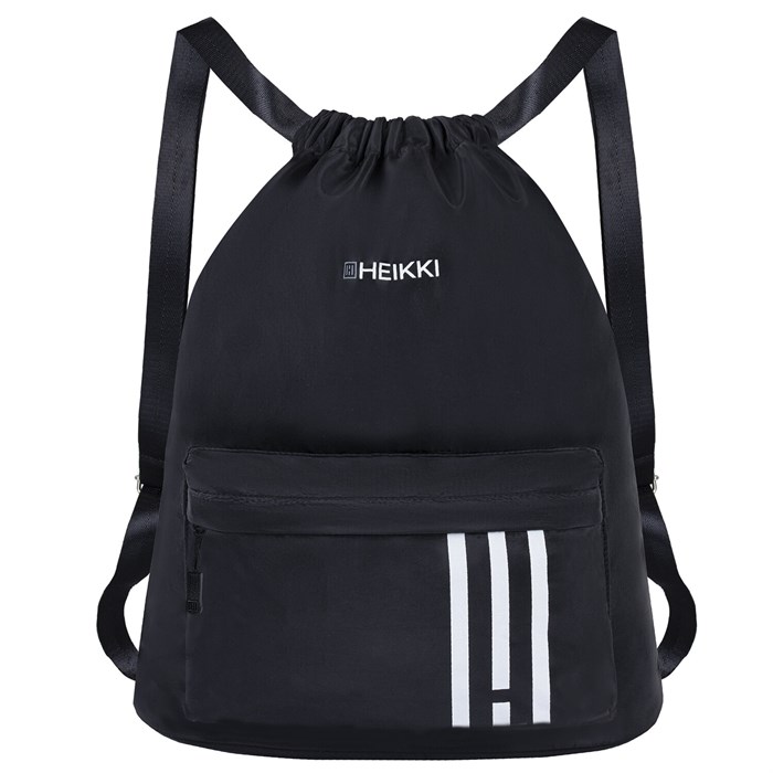 Рюкзак спортивный мешок HEIKKI CASUAL (ХЕЙКИ) с дополнительным карманом, 44х34 см, "Strips", 273458 273458