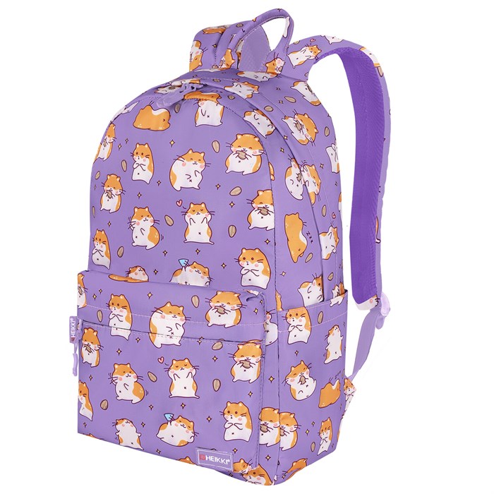 Рюкзак HEIKKI DREAM (ХЕЙКИ) универсальный, с карманом для ноутбука, эргономичный, "Hamster", 42х26х14 см, 273850 273850