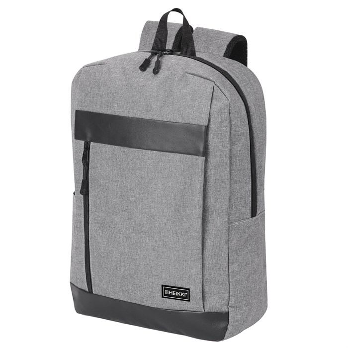 Рюкзак HEIKKI PLANE (ХЕЙКИ) универсальный, отделение для ноутбука, серый, 42х30х14 см, 273887 273887