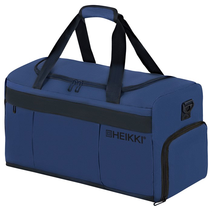Сумка спортивная HEIKKI MOVE PLUS (ХЕЙКИ) отделение для обуви, синяя, 28х50х23 см, 273897 273897