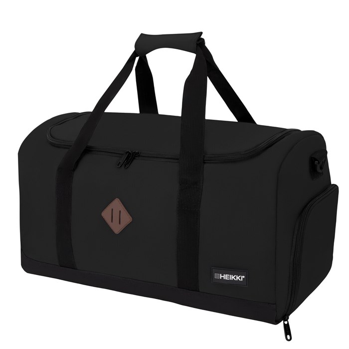 Сумка спортивная HEIKKI MOVE RENOWNED (ХЕЙКИ), отделение для обуви, черная, 28x51x26 см, 273909 273909