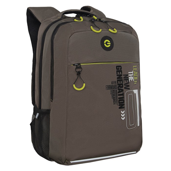 Рюкзак GRIZZLY школьный, анатомическая спинка, 2 отделения, для мальчиков, "NEW ERA", 39х26х19 см, RB-456-2/3 274167