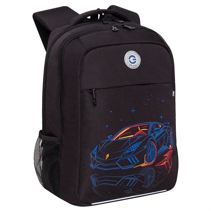 Рюкзак GRIZZLY школьный, анатомическая спинка, 2 отделения, для мальчиков, "SMART", 39х26х19 см, RB-556-2/1 274170