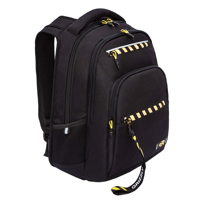 Рюкзак GRIZZLY школьный, анатомическая спинка, 2 отделения, для мальчиков, "STRIPES", 43х31х20 см, RU-531-4/1 274214