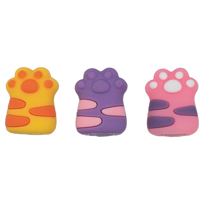 Точилка "Лапки", 1 отверстие, ассорти, 77245 274261