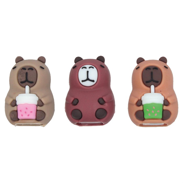 Точилка "Капибара", 1 отверстие, ассорти, 77247 274262