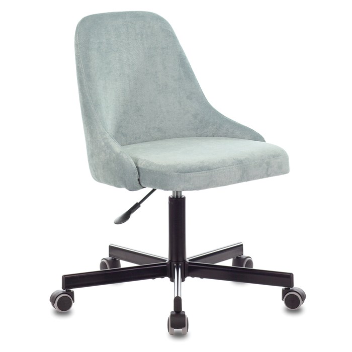 Кресло CH-340M, пятилучие металлическое, ткань, серо-голубое, 1398209 532650