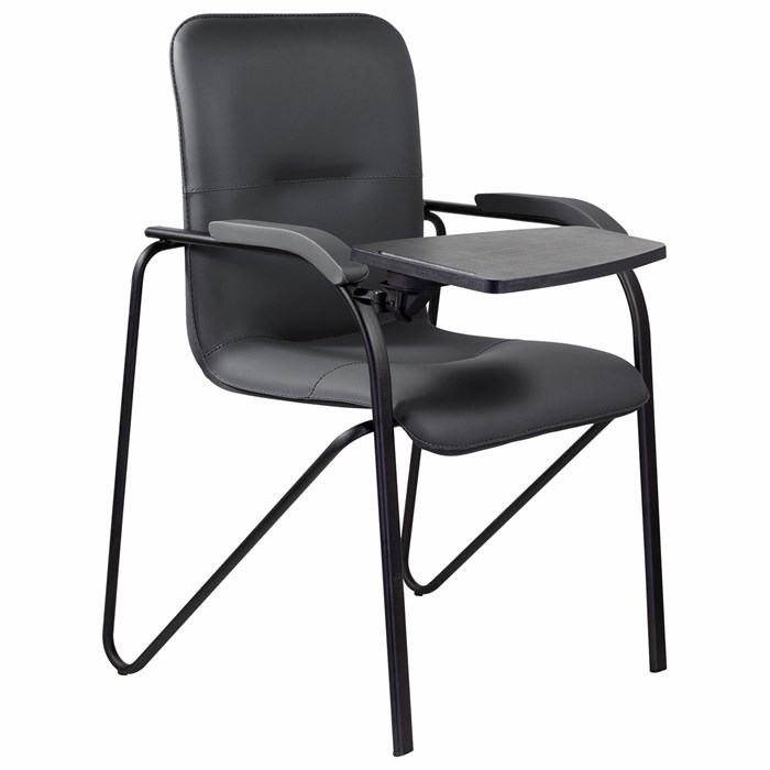 Кресло со столом BRABIX "Samba CF-108 BOX-2", черный каркас, кожзам черный, разобрано, 533217 533217