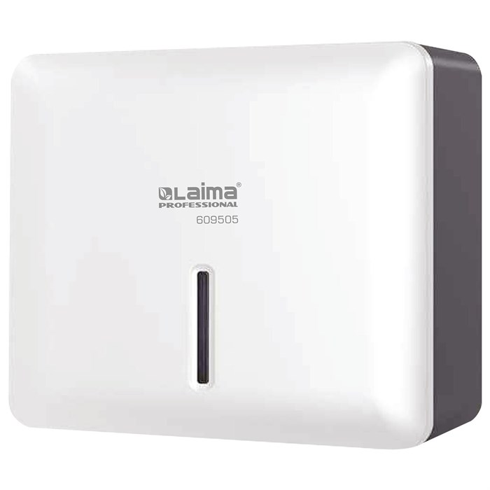 Диспенсер для полотенец LAIMA PROFESSIONAL SUPER (Система H2), Z-сложения, ABS-пластик, белый, 609505 609505