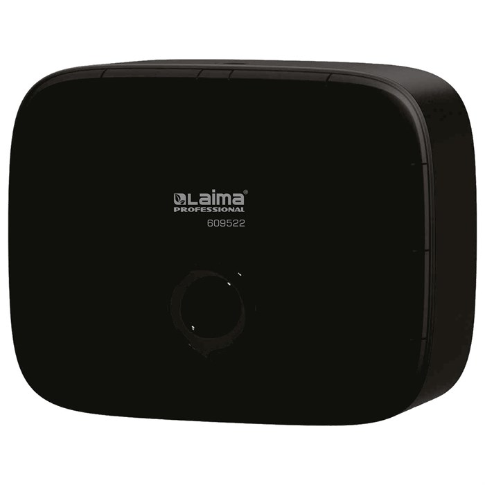 Диспенсер для полотенец LAIMA PROFESSIONAL PREMIUM BLACK (Система H2), Z-сложения, черный, ABS-пластик, 609522 609522