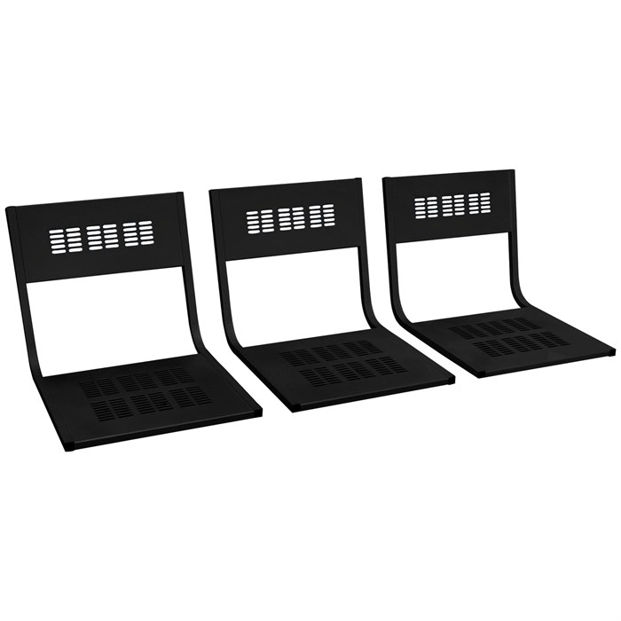 Сиденья для кресла "М-стайл", КОМПЛЕКТ 3шт., цвет черный 640593