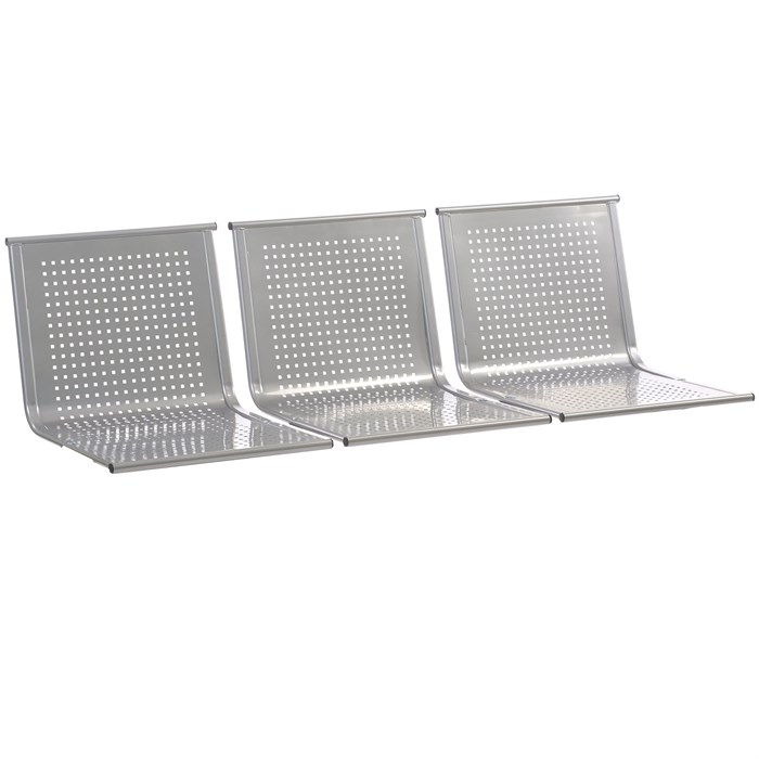 Сиденья для кресла "Стайл", комплект 3 шт., цвет серебристый 640603