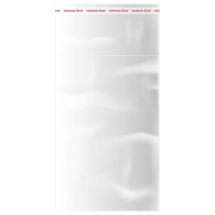 Пакеты БОПП с клеевым клапаном КОМПЛЕКТ 100 штук, 8 х 12 + 4 см, 25 мкм, BRAUBERG, 700402 700402