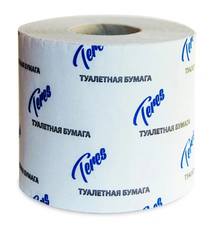 Туалетная бумага Teres 54м 1-слойная, 1 рулон M133257
